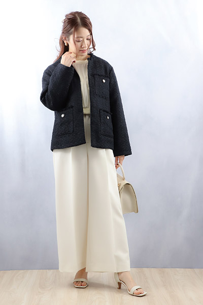 2WAYツイルワイドパンツ