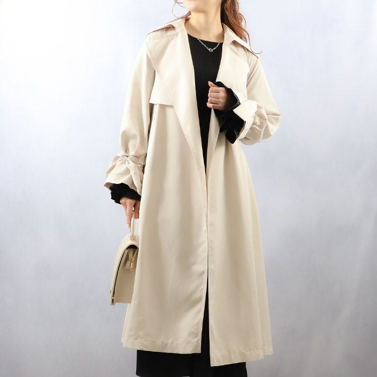 【最終価格】S357 BEATRICE 小さいサイズ　34　カシミア100コート カシミヤコート カシミヤ100％コートフォックストリム レディース 婦人