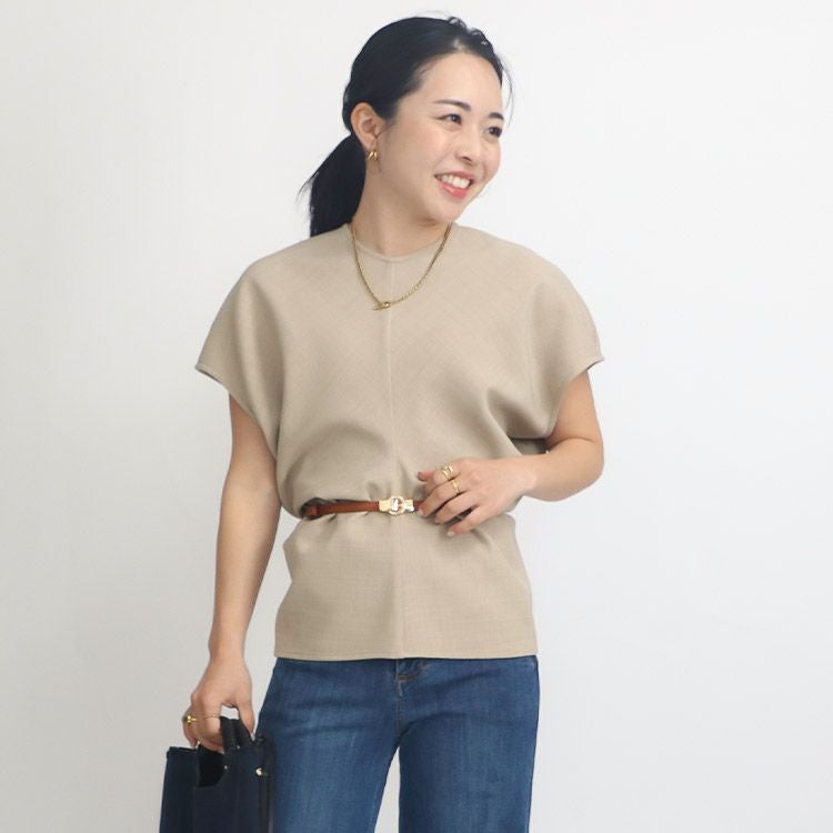 タイムセール65%OFF】リネンライク変形ブラウス 小さいサイズ 服 