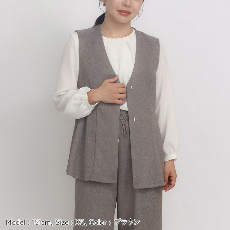 SALE】ジレセットアップ 小さいサイズ 服 レディース 通販