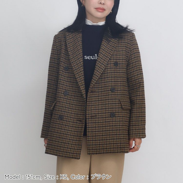 FAMILY SALE】フランネルツイードジャケット 小さいサイズ 服 