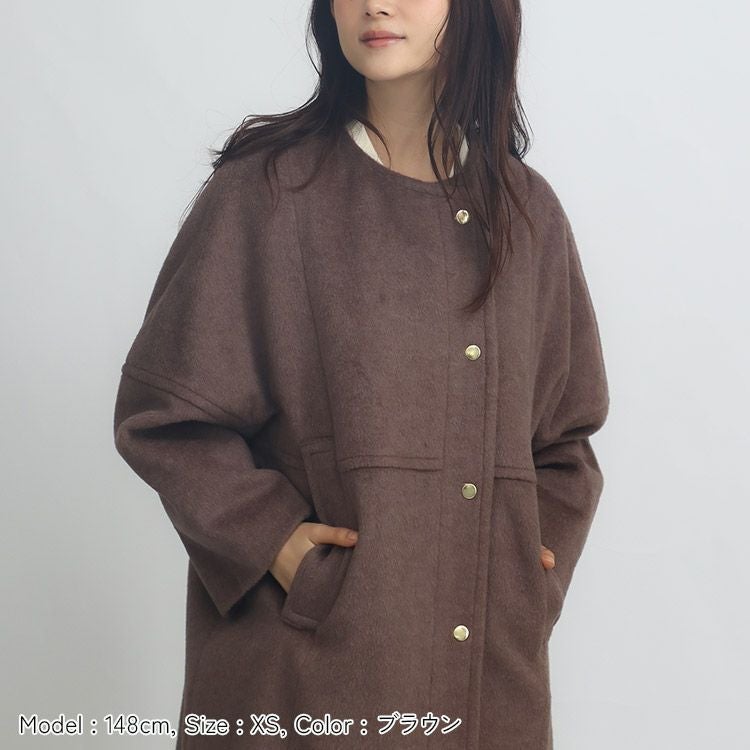 SALE】圧縮ニットシャギーハーフコート 小さいサイズ 服 レディース 通販