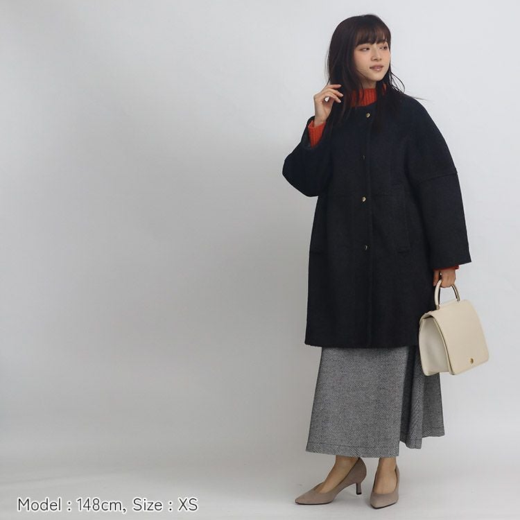 SALE】圧縮ニットシャギーハーフコート 小さいサイズ 服 レディース 通販