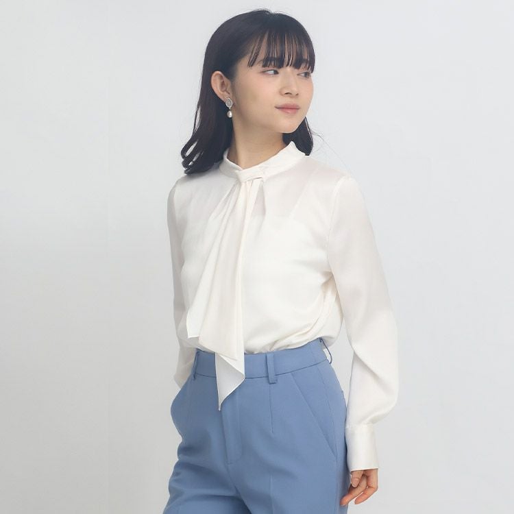 プレセール対象】ボウタイブラウス 小さいサイズ 服 レディース 通販