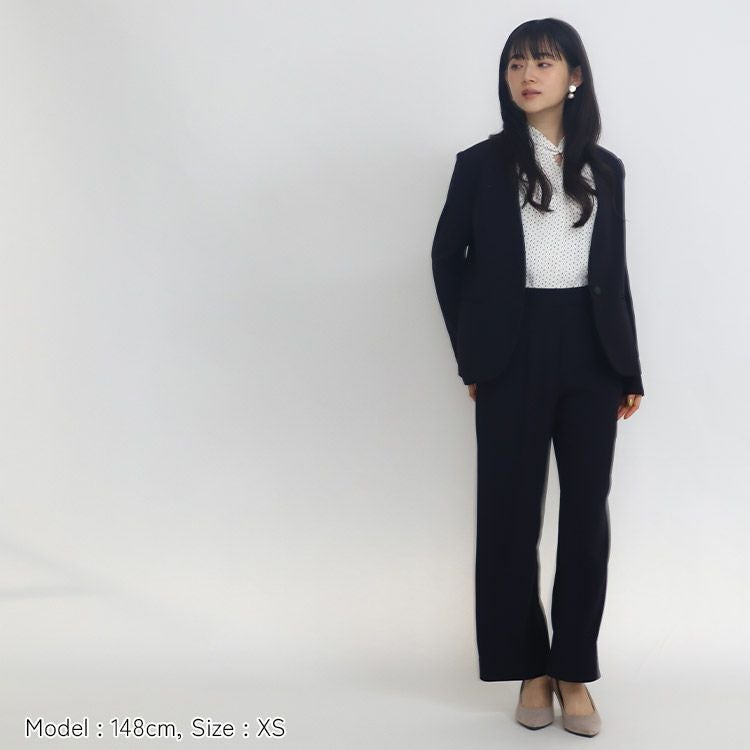 バックサテンジョーゼットパンツ【セットアップ可】 小さいサイズ 服