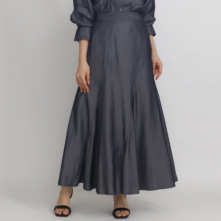 ソフトシャンブレーサーキュラースカート