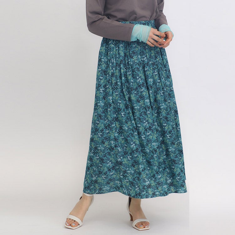 総柄プリントスカート