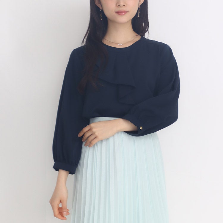 送料無料】【SALE】エラスティックカルゼブラウス【プレミアムデイズ 