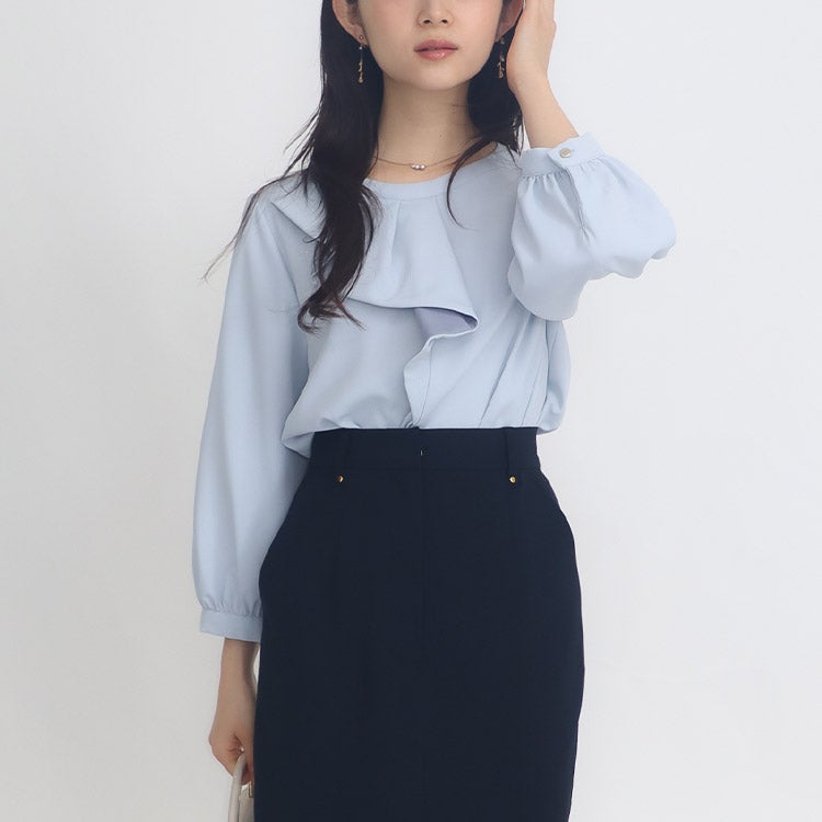 エラスティックカルゼブラウス