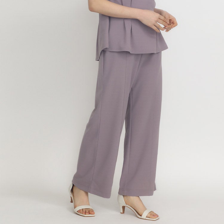 カットジョーゼットワイドパンツ