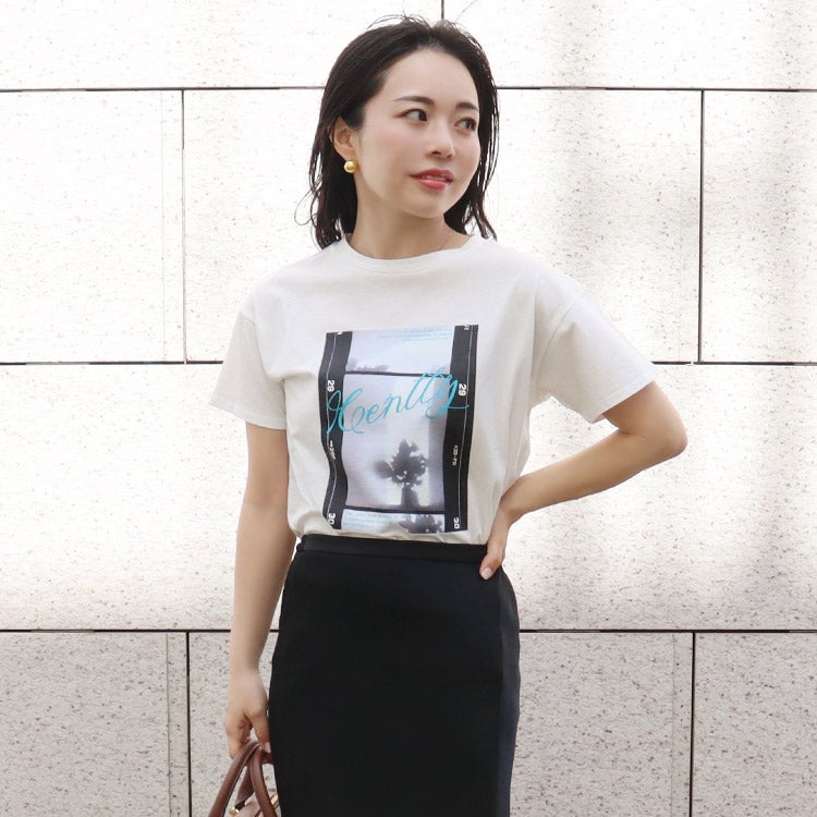 ドライタッチBIGフォトTシャツ