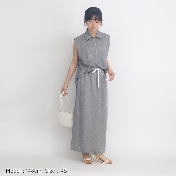 TIME SALE】【セットアップ可】ノースリーブポロトップス 小さいサイズ